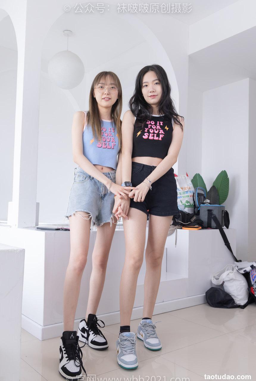 [BoBoSocks袜啵啵]NO.249 小甜豆稚予-板鞋、短肉丝、短黑丝、裸足[140P+1V／5.53GB]