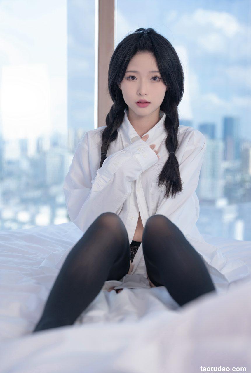 清水由乃-黑丝衬衣[60P-1.29G]