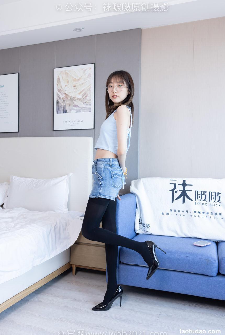 [BoBoSocks袜啵啵]NO.385 稚予-高跟鞋、皮鞋、运动鞋、厚黑丝[180P+1V／6.90GB]