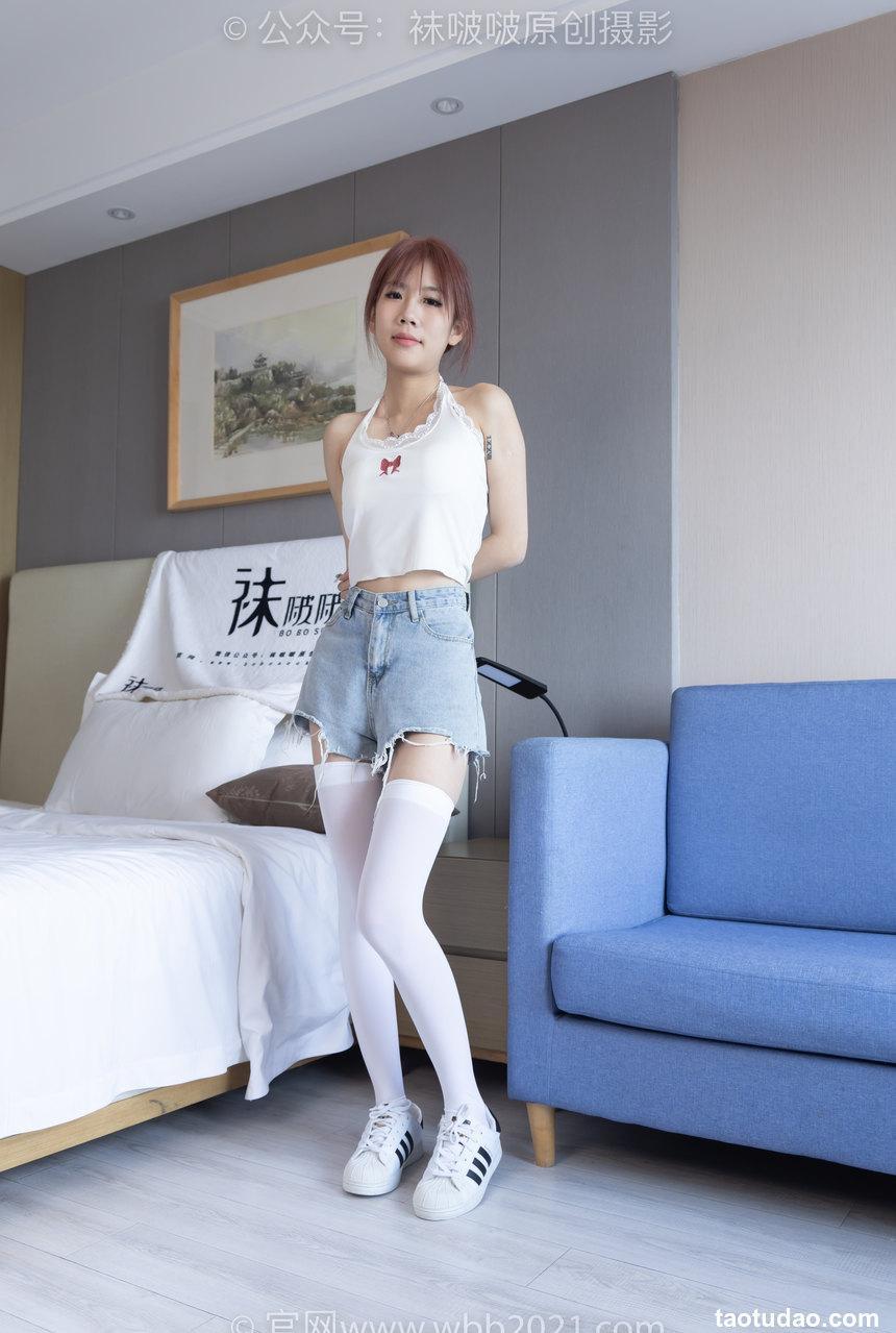 [BoBoSocks袜啵啵]NO.264 果冻-高跟鞋、贝壳头板鞋、黑丝大腿袜、白丝大腿袜[180P+1V／6.81GB]