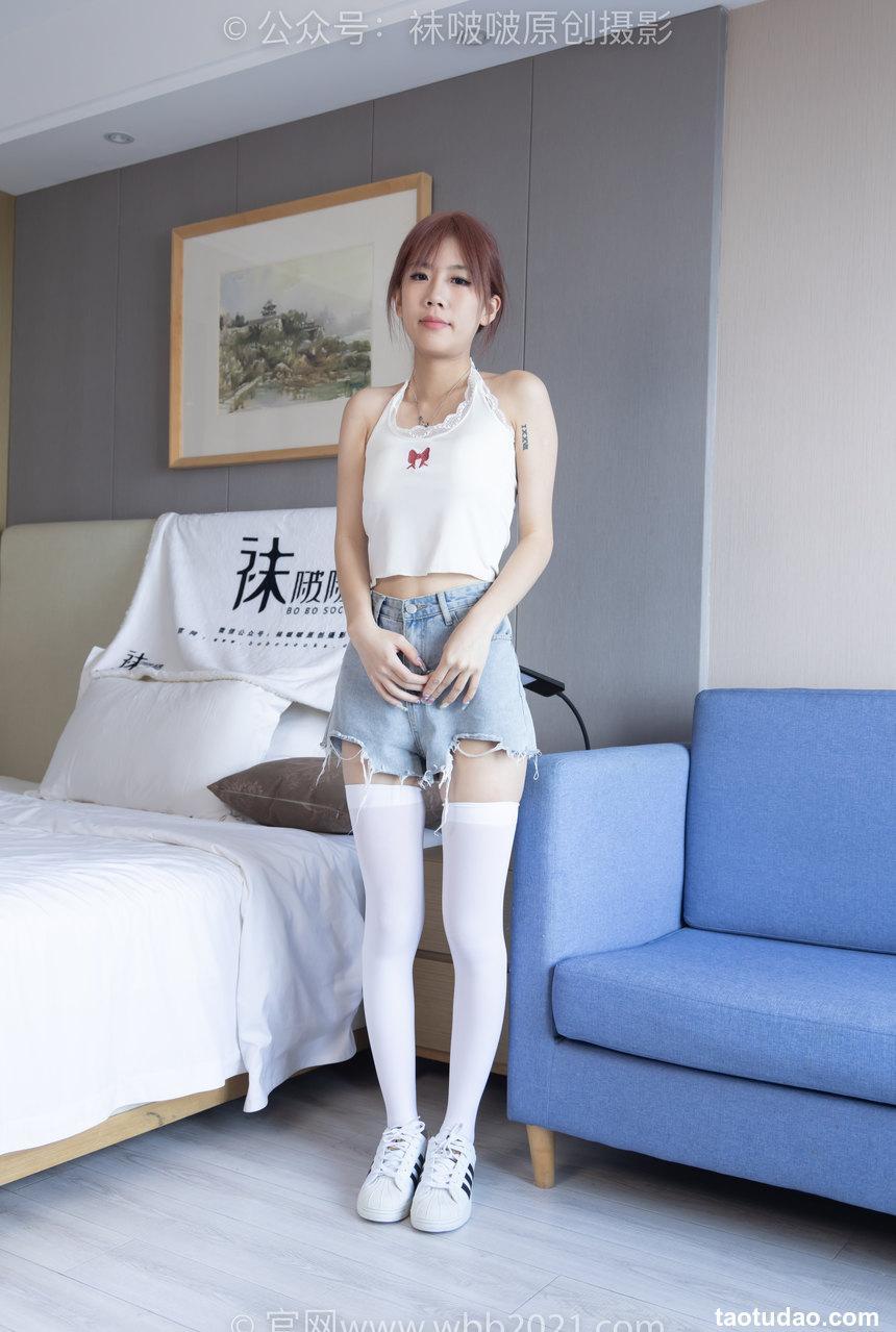 [BoBoSocks袜啵啵]NO.264 果冻-高跟鞋、贝壳头板鞋、黑丝大腿袜、白丝大腿袜[180P+1V／6.81GB]