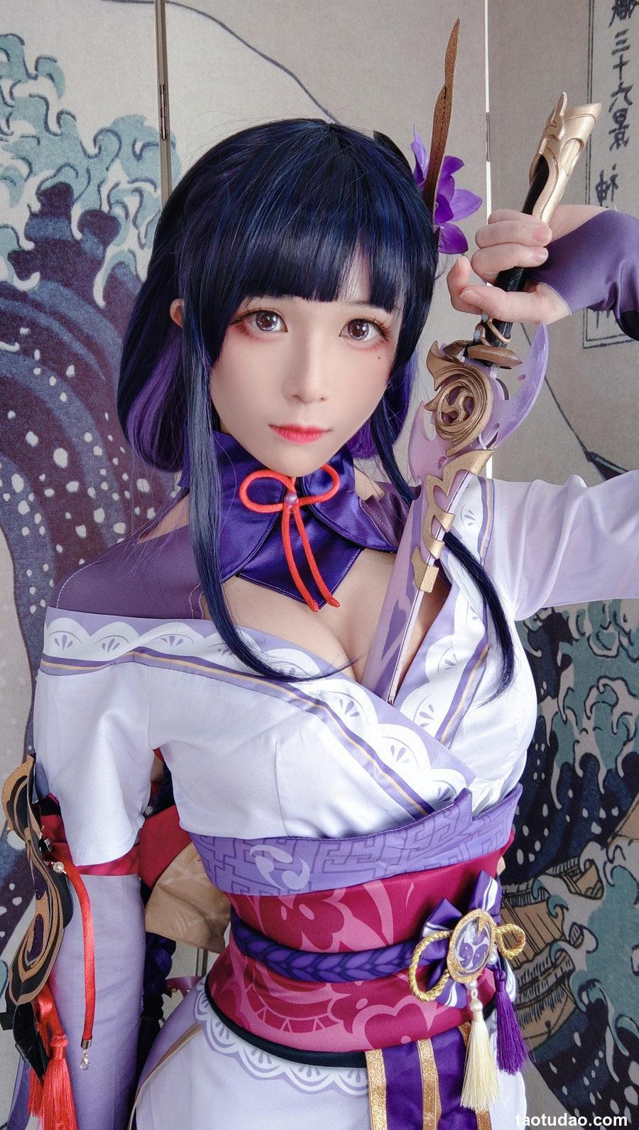 Tomoyo酱 - 雷电将军 [9P-14MB]