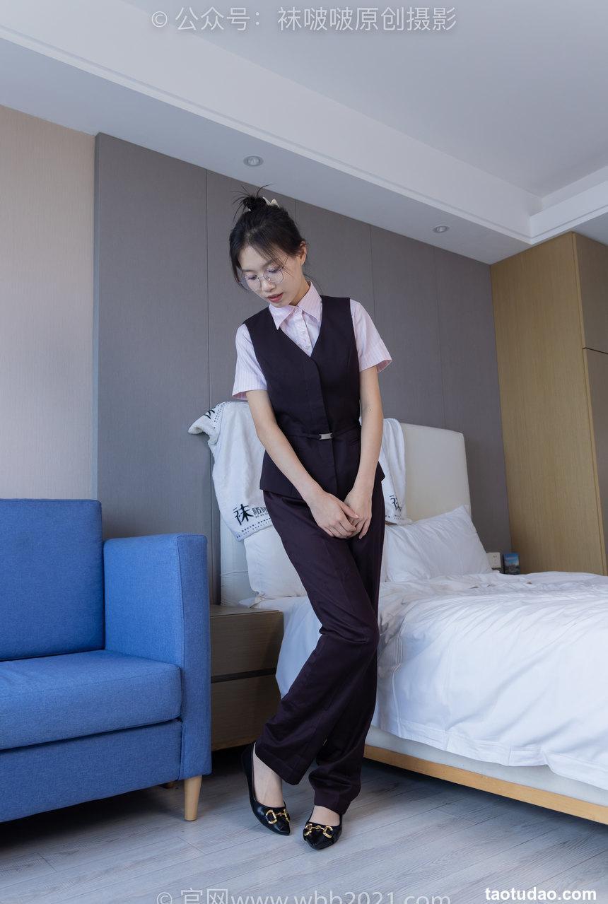 [BoBoSocks袜啵啵]NO.271 芝士-平底鞋、短肉丝、银行制服[147P+1V／6.04GB]