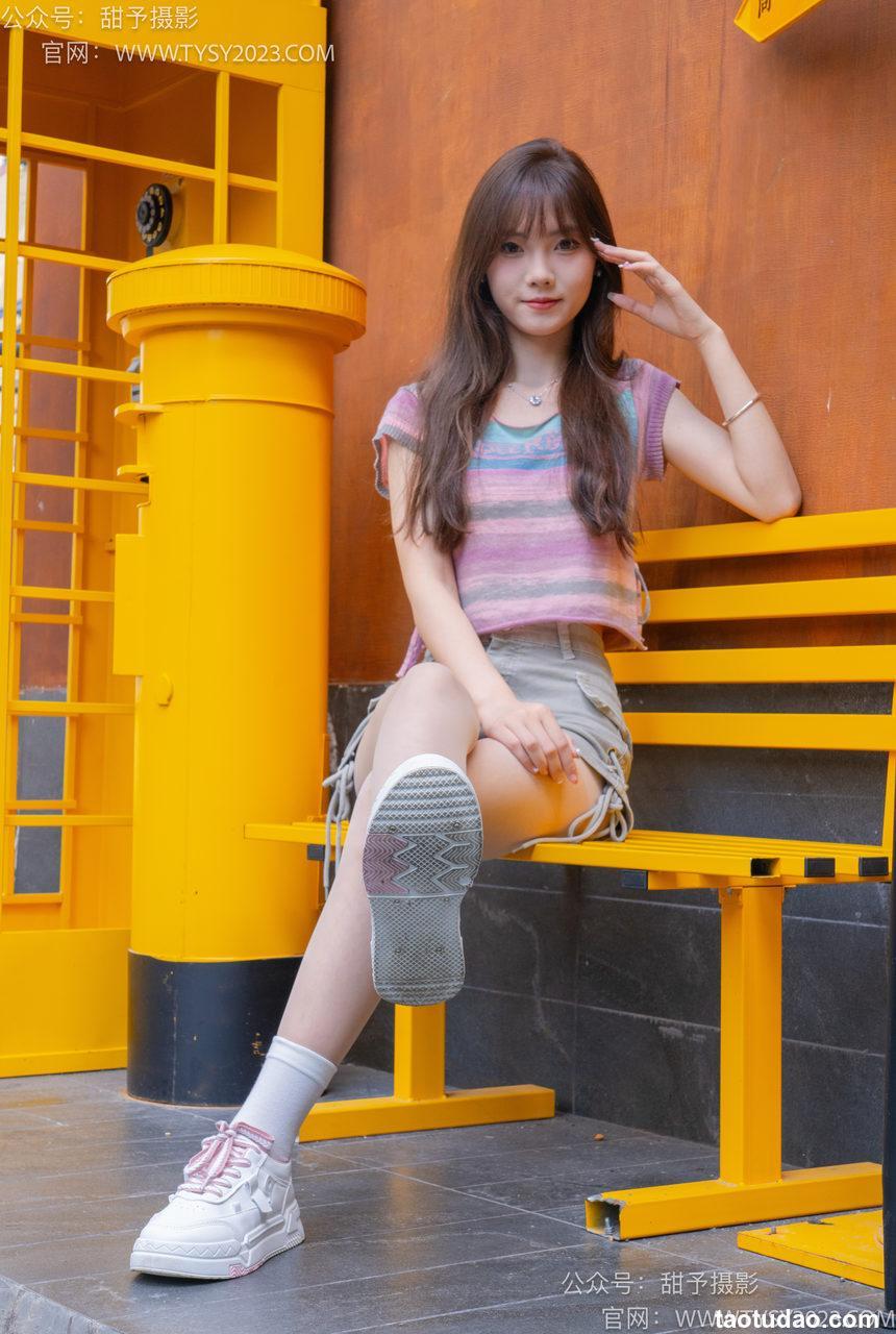 甜予摄影 NO.026 璇璇-板鞋、白棉袜、肉丝[132P+2V／10.1GB]