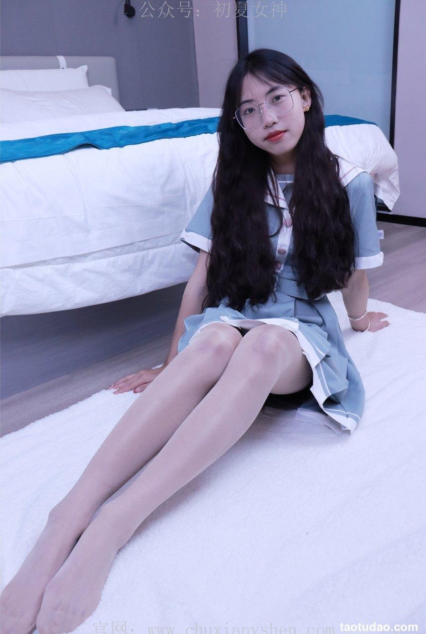 初夏女神 NO.008 雪糕 浅蓝色JK裙搭配小白鞋[135P+1V-4.29GB]