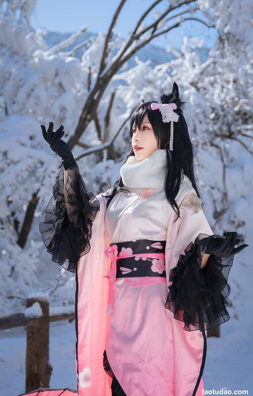 Neko-薇薇  - 爱宕和服[45P／453MB]