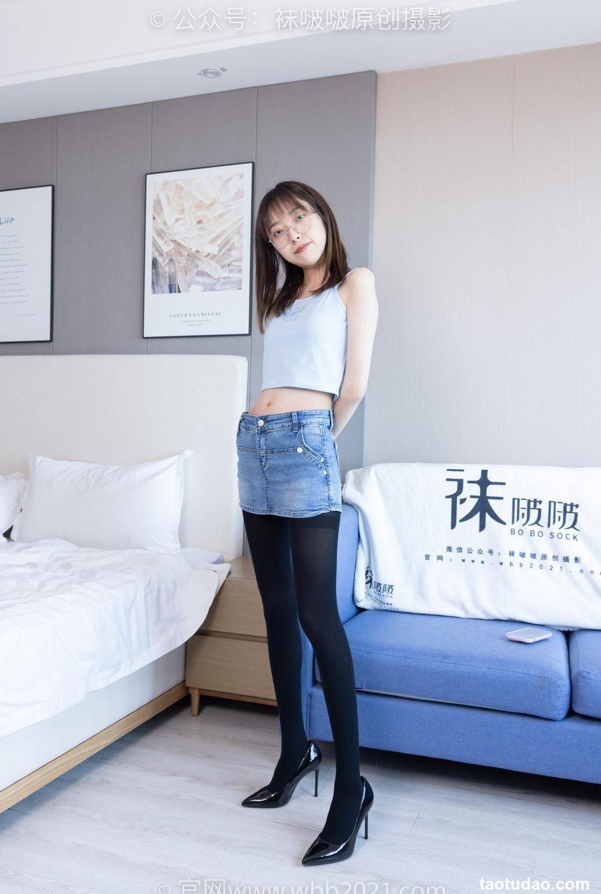 [BoBoSocks袜啵啵]NO.385 稚予-高跟鞋、皮鞋、运动鞋、厚黑丝[180P+1V／6.90GB]