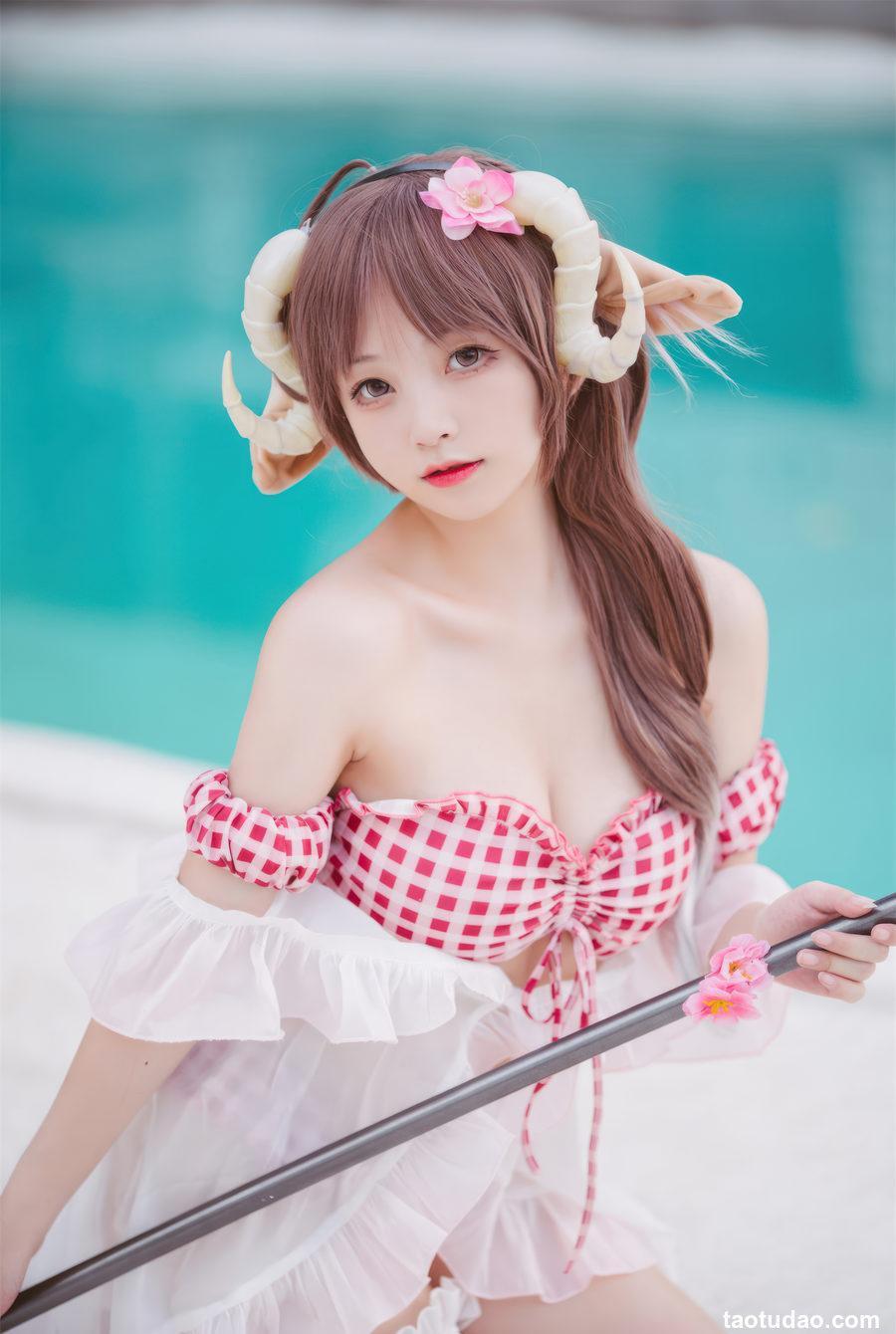 花铃 NO.49 - 小羊夏卉 [34P-260MB]