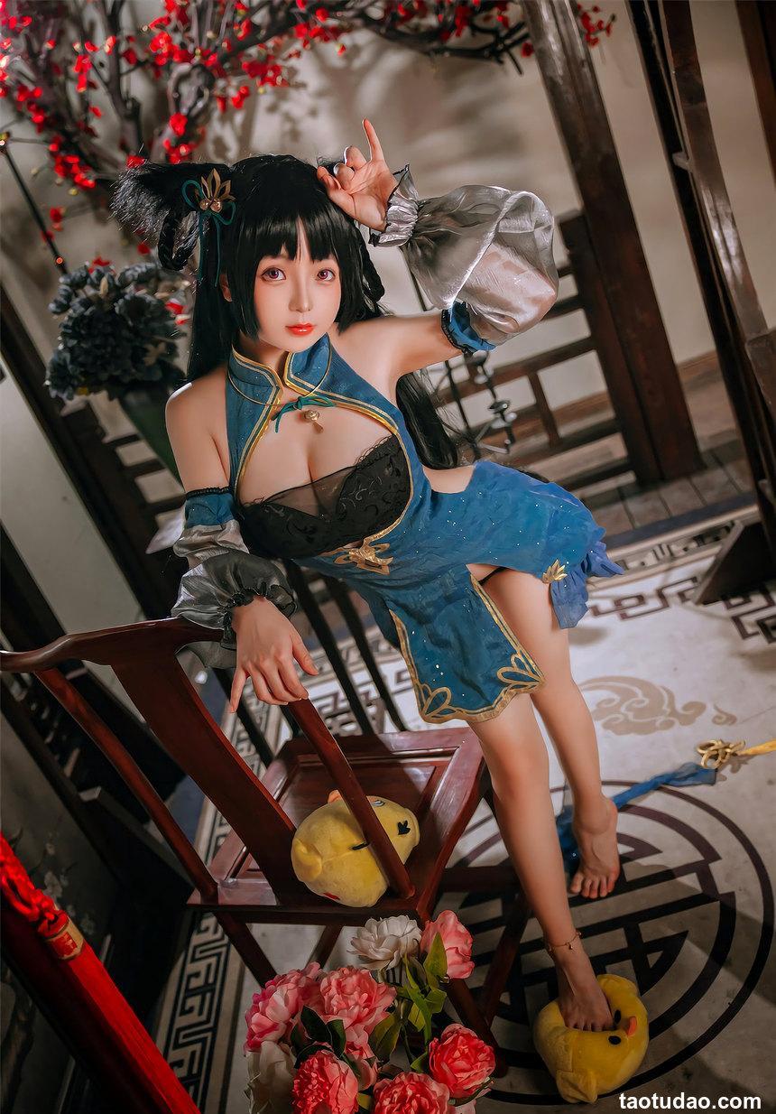 日奈娇 - NO.79 碧蓝航线 大潮旗袍 [25P-206MB]