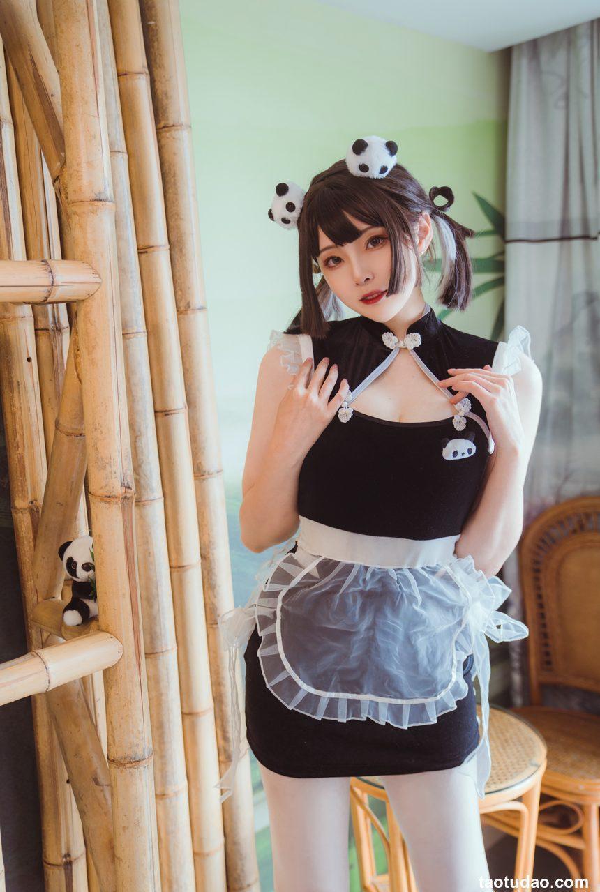 Natsuko夏夏子-熊猫女仆[64P+1V-851MB]