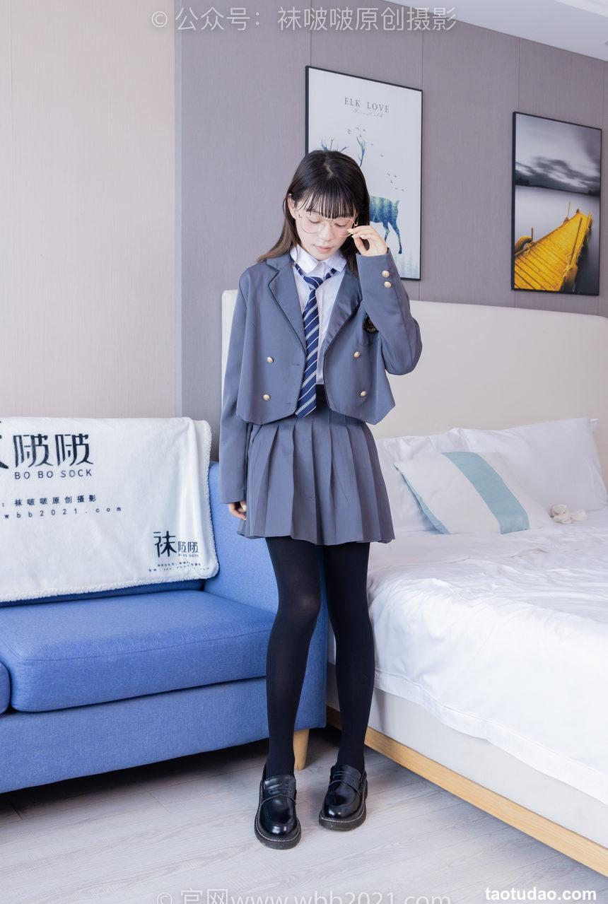 [BoBoSocks袜啵啵[NO.402 糯米-皮鞋、厚黑丝、学院jk[140P+1V／6.29GB]