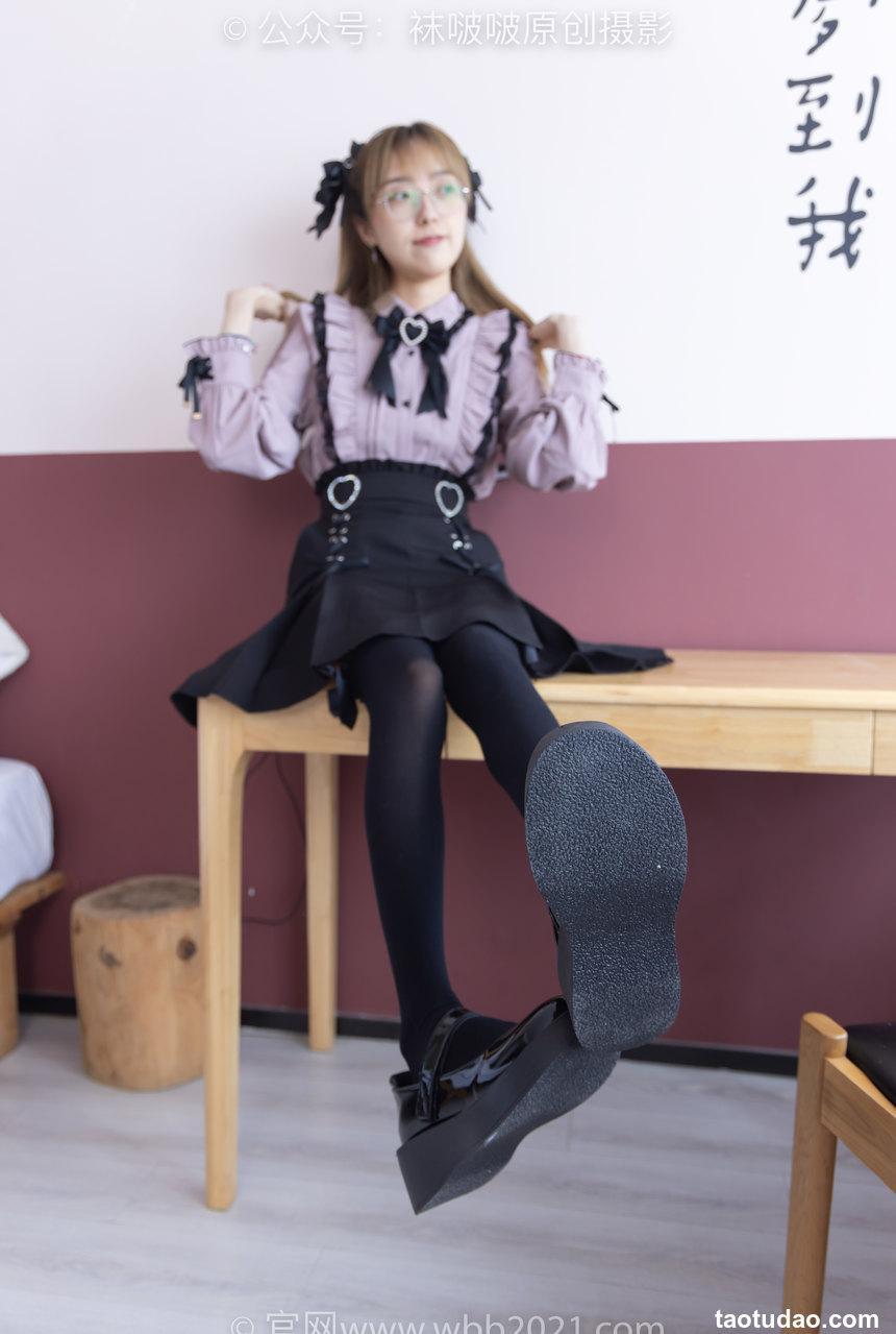 [BoBoSocks袜啵啵]NO.247 稚予-皮鞋、黑丝大腿袜、地雷系女友[160P+1V／5.97GB]