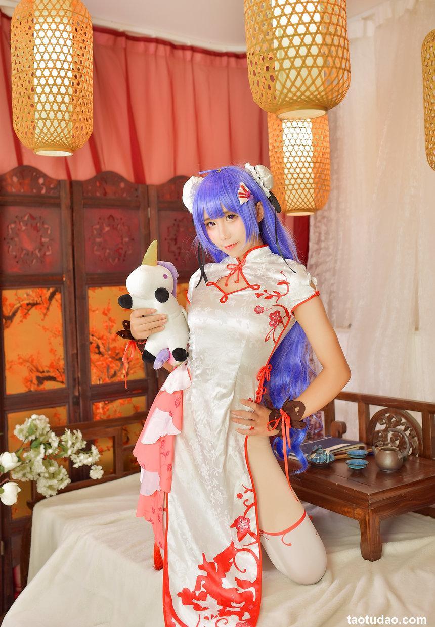 九曲Jean –  Unicorn Qipao[9P-54.7M]