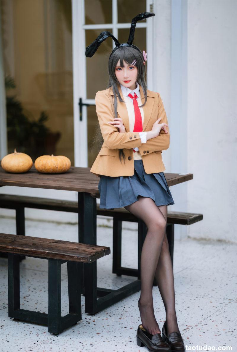 瓜希酱 – 樱岛麻衣 校服 [26P-74MB]