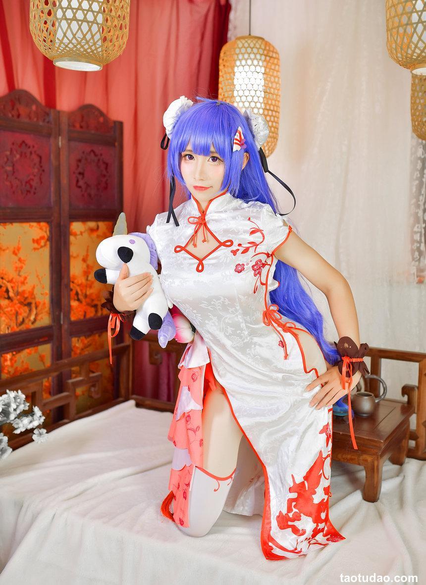 九曲Jean –  Unicorn Qipao[9P-54.7M]