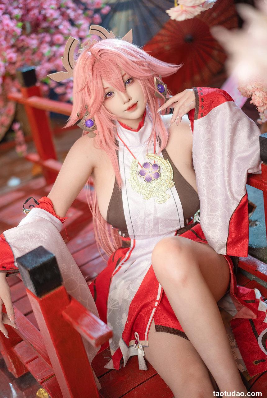 【菌烨tako】2月八重神子COS电子  [12P-236MB]