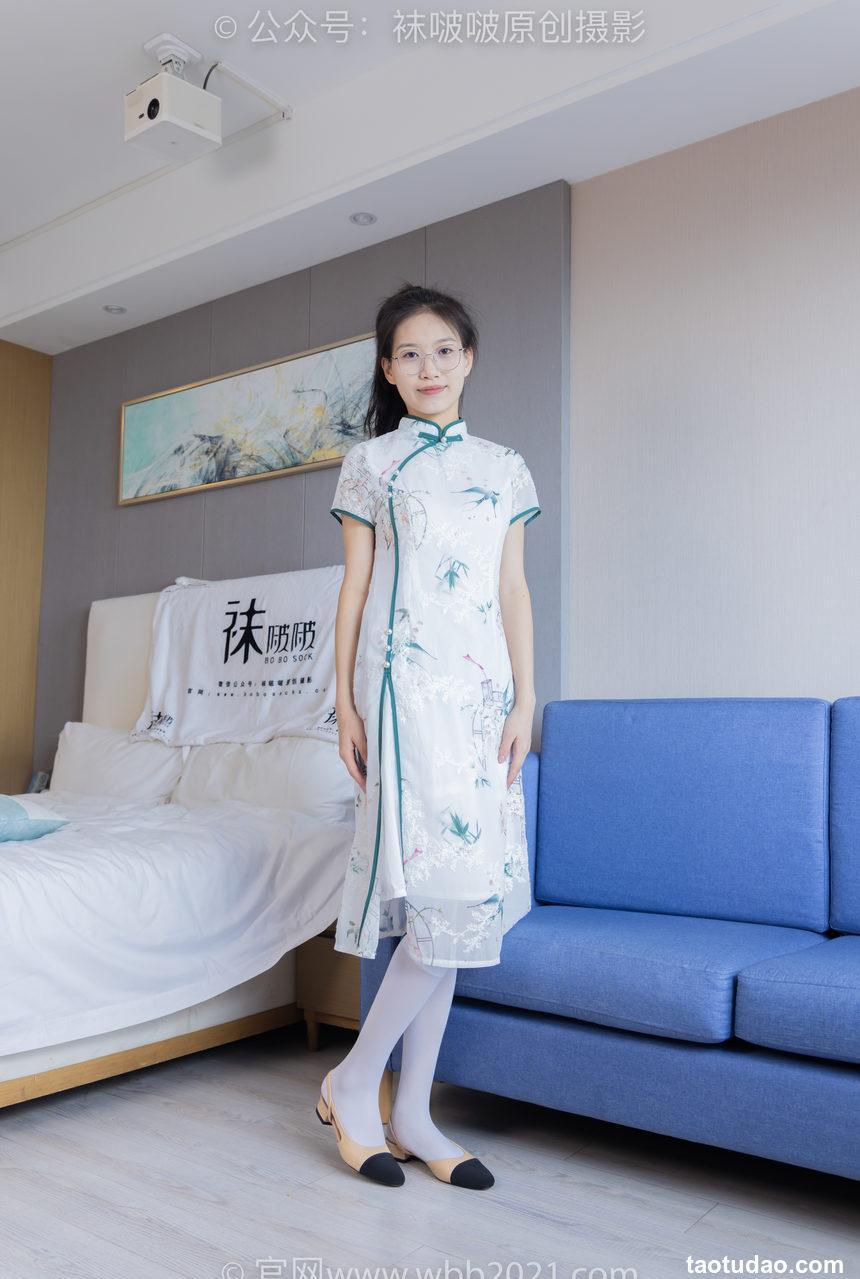 [BoBoSocks袜啵啵]NO.371 芝士-平底鞋、高跟凉鞋、厚白丝小腿袜、短白丝[140P+1V／6.03GB]