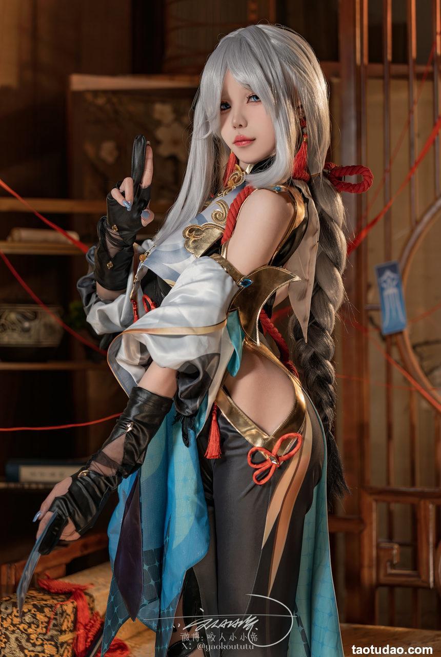 黏黏团子兔  4月作品『原神申鹤』 明枪 [73P1V-1.23GB]