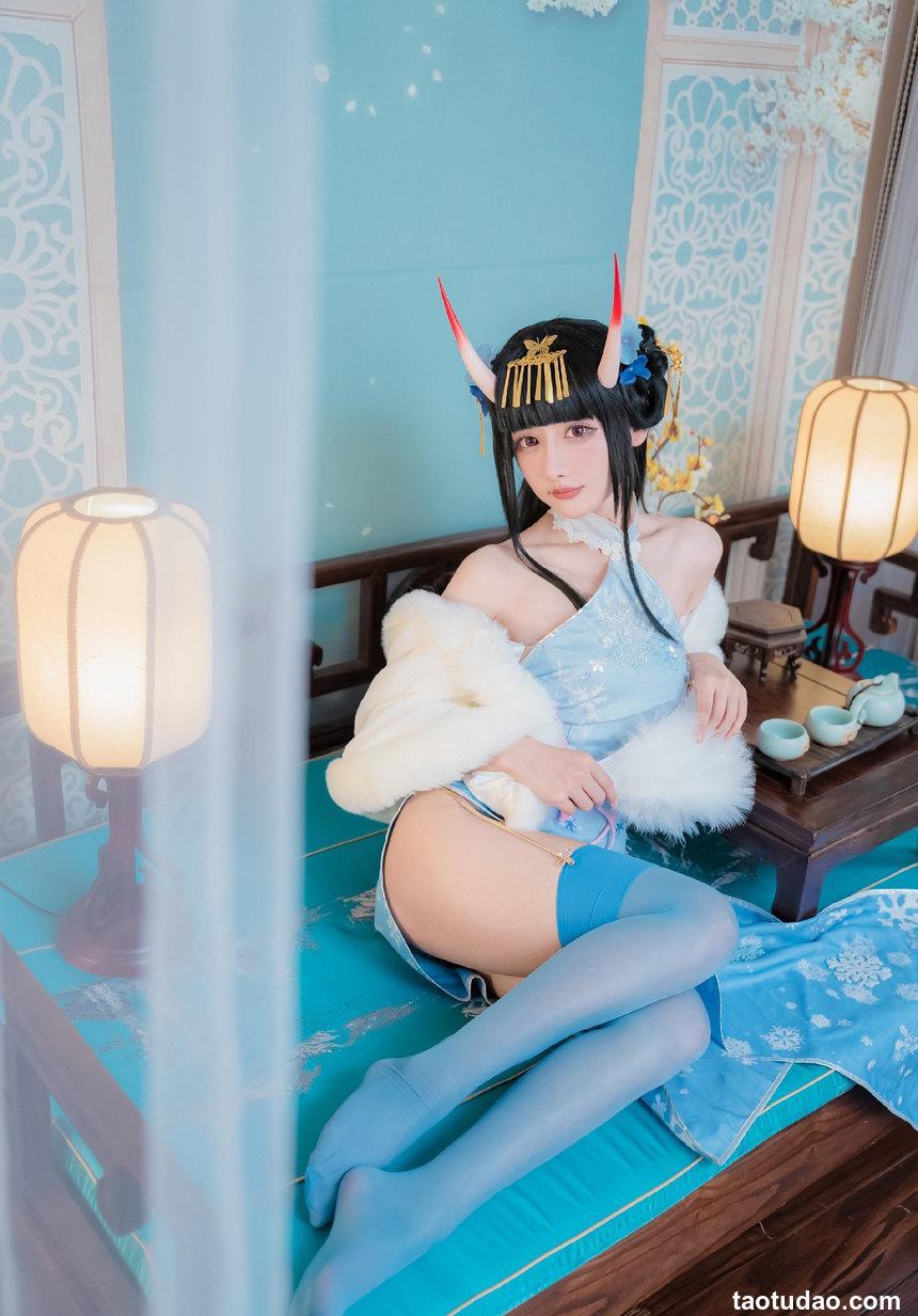 紫氯氯 -  能代 貅 旗袍 [18P-38MB]