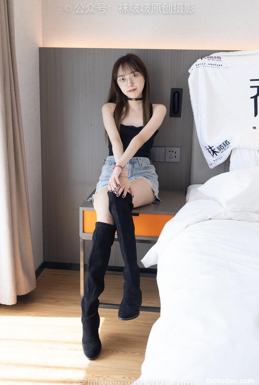 [BoBoSocks袜啵啵]NO.291 稚予-长靴、板鞋、白棉袜、黑棉袜、裸足[145P+1V／5.34GB]