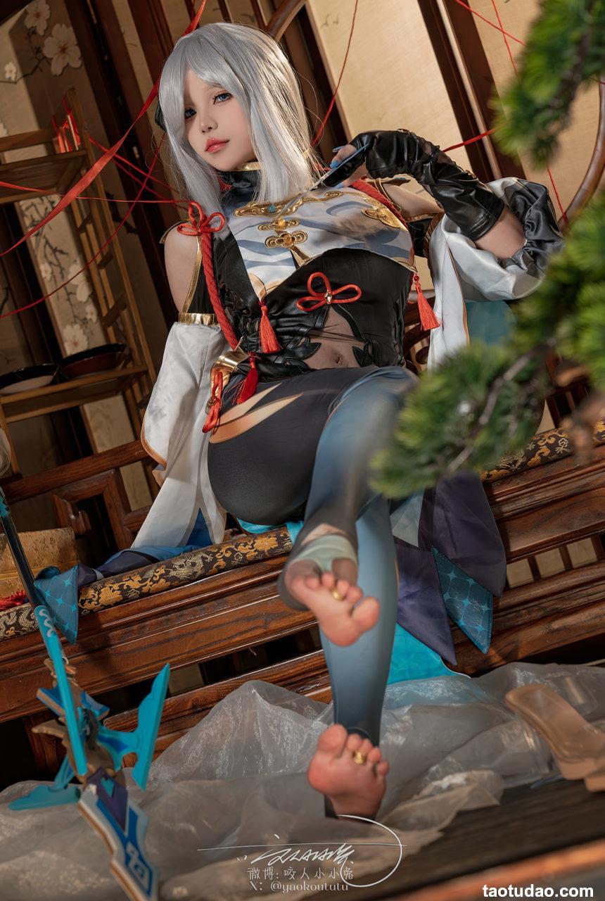 黏黏团子兔  4月作品『原神申鹤』 明枪 [73P1V-1.23GB]