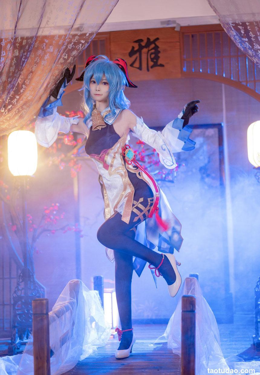 坂坂白 NO.001 原神甘雨[9P 102M]