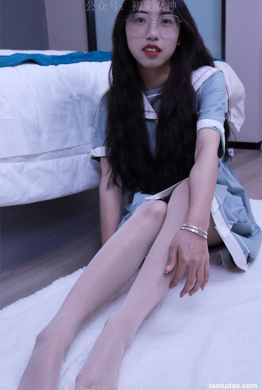 初夏女神 NO.008 雪糕 浅蓝色JK裙搭配小白鞋[135P+1V-4.29GB]