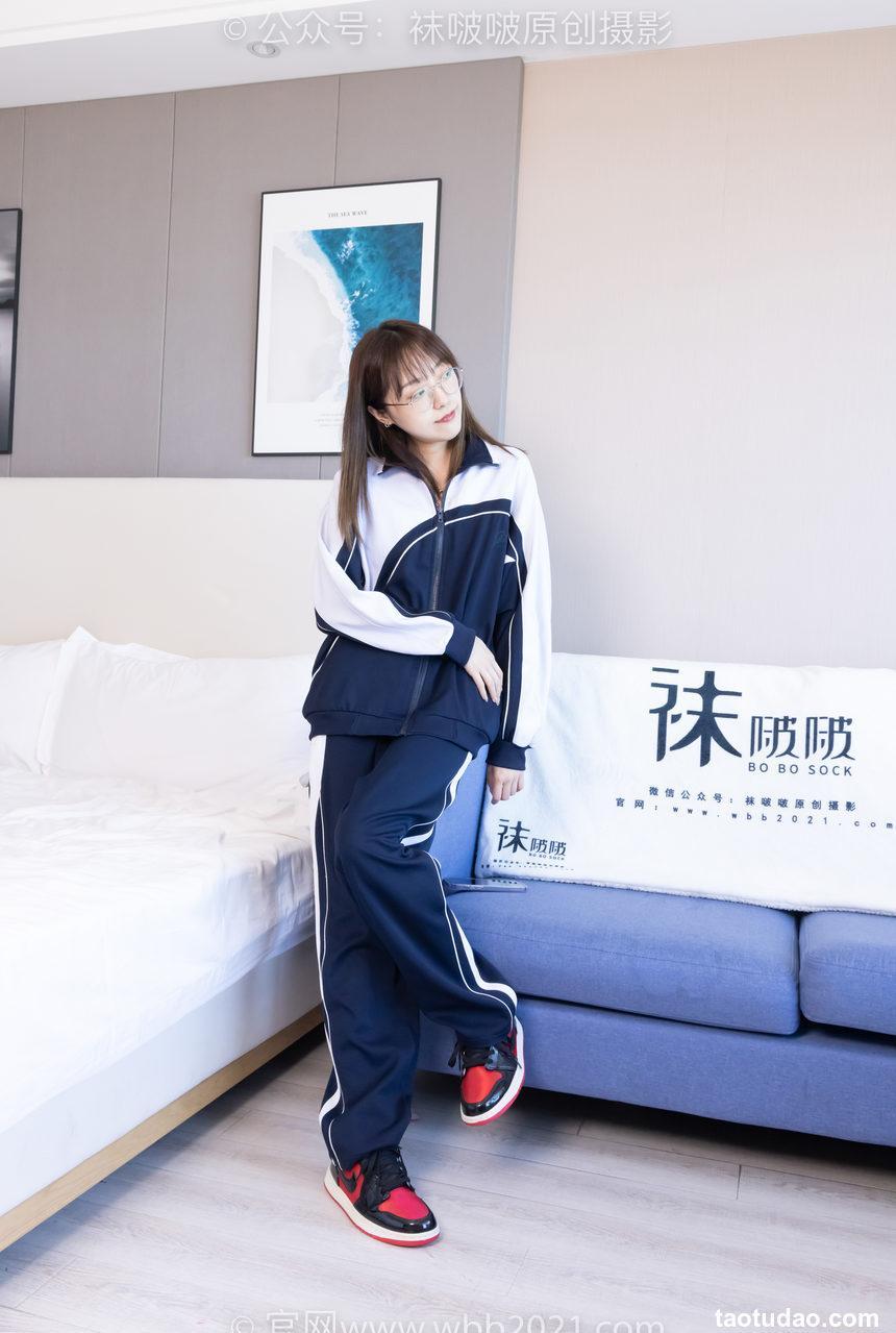 [BoBoSocks袜啵啵]NO.398 稚予-板鞋、白船袜、裸足、裸足[150P+1V／6.42GB]