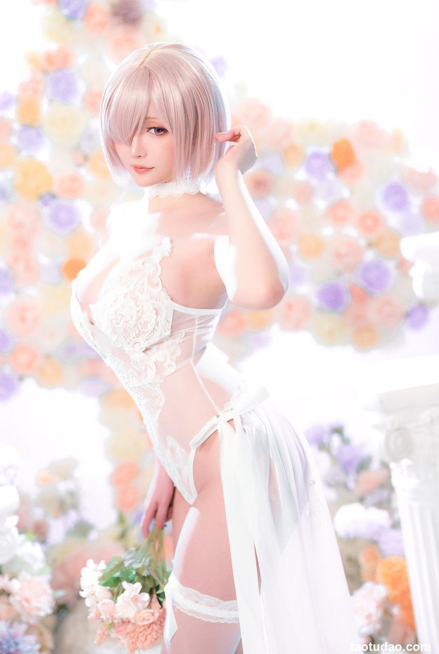 [星之迟迟]2023 3月计划C FGO 玛修婚纱 [78P+1V-425MB]