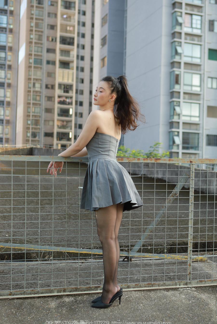 [IESS异思趣向] 2023.11.01 丝享家 1574 秋秋《灰色小礼裙》[78P-99.9M]