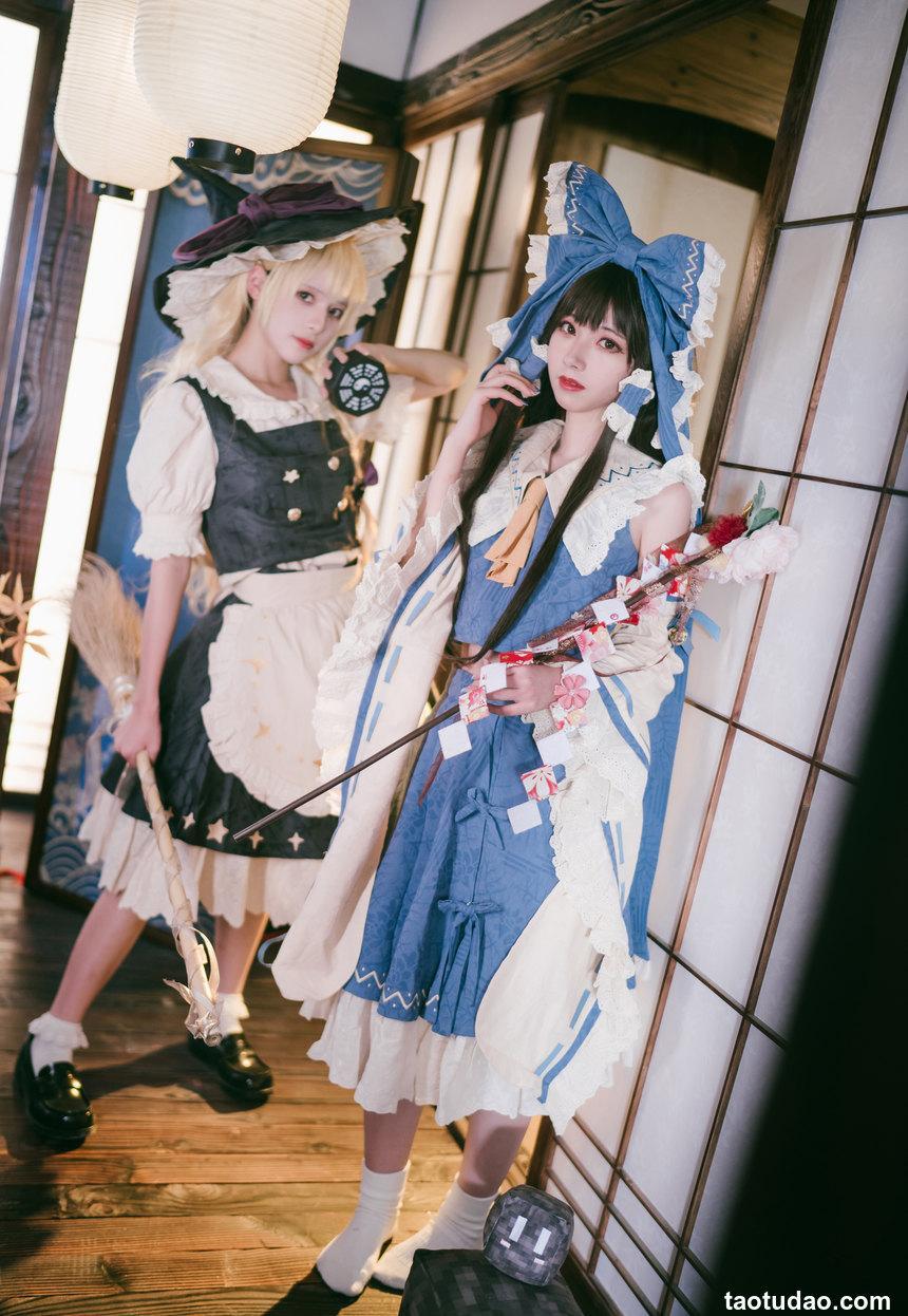 腥味猫罐 - 魔理沙 &渡边芥子 青灵梦 [15P-120MB]