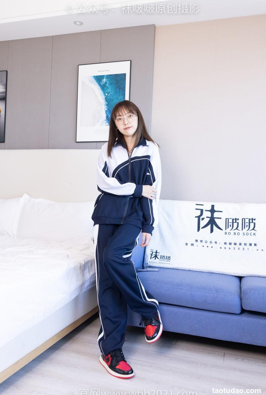 [BoBoSocks袜啵啵]NO.398 稚予-板鞋、白船袜、裸足、裸足[150P+1V／6.42GB]