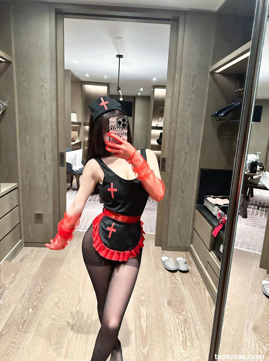 奔跑的晶骡儿 - 黑红情趣 [67P-748MB]