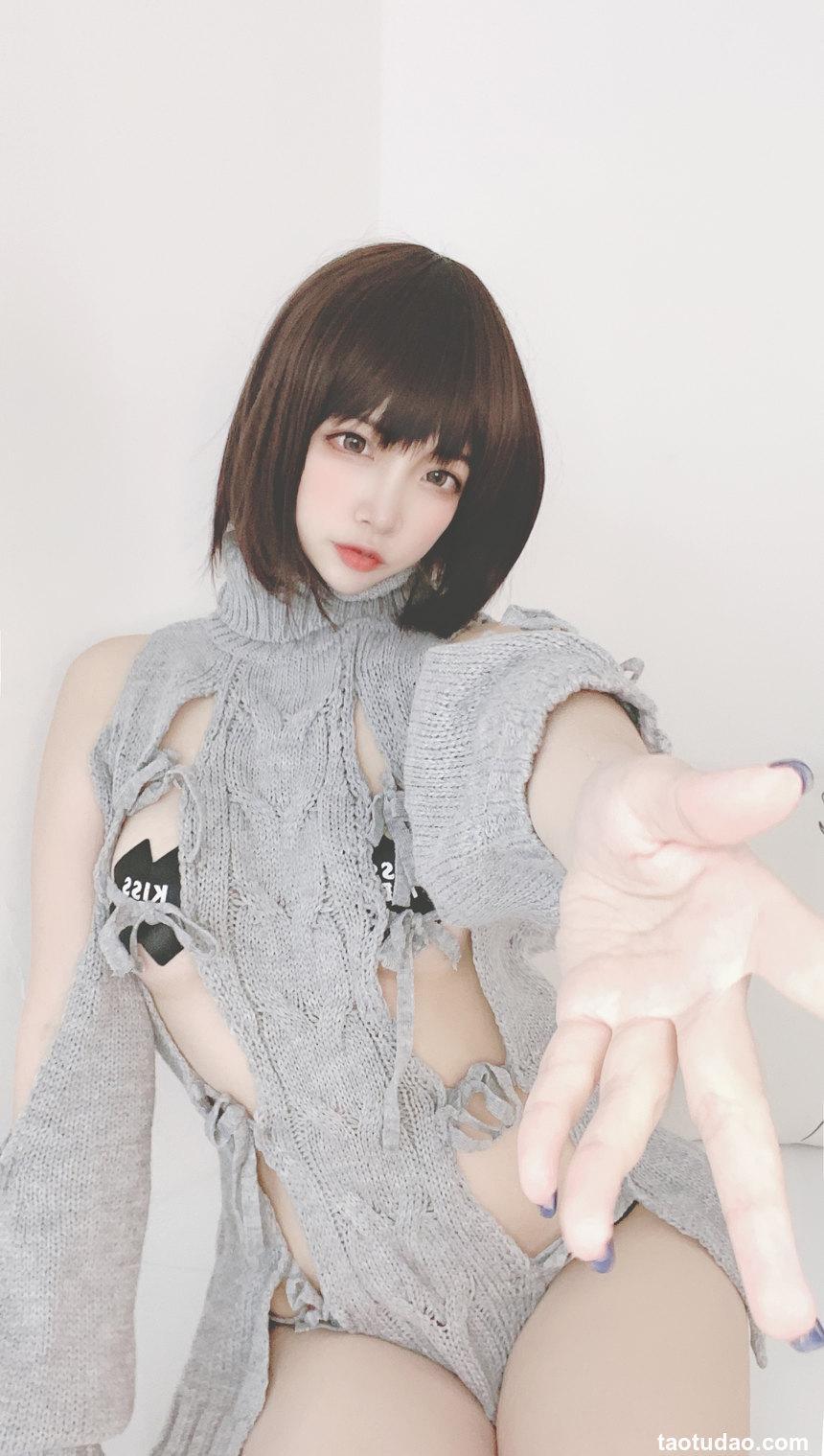 二佐Nisa - 私房洞洞毛衣 [66P+2V／398MB]