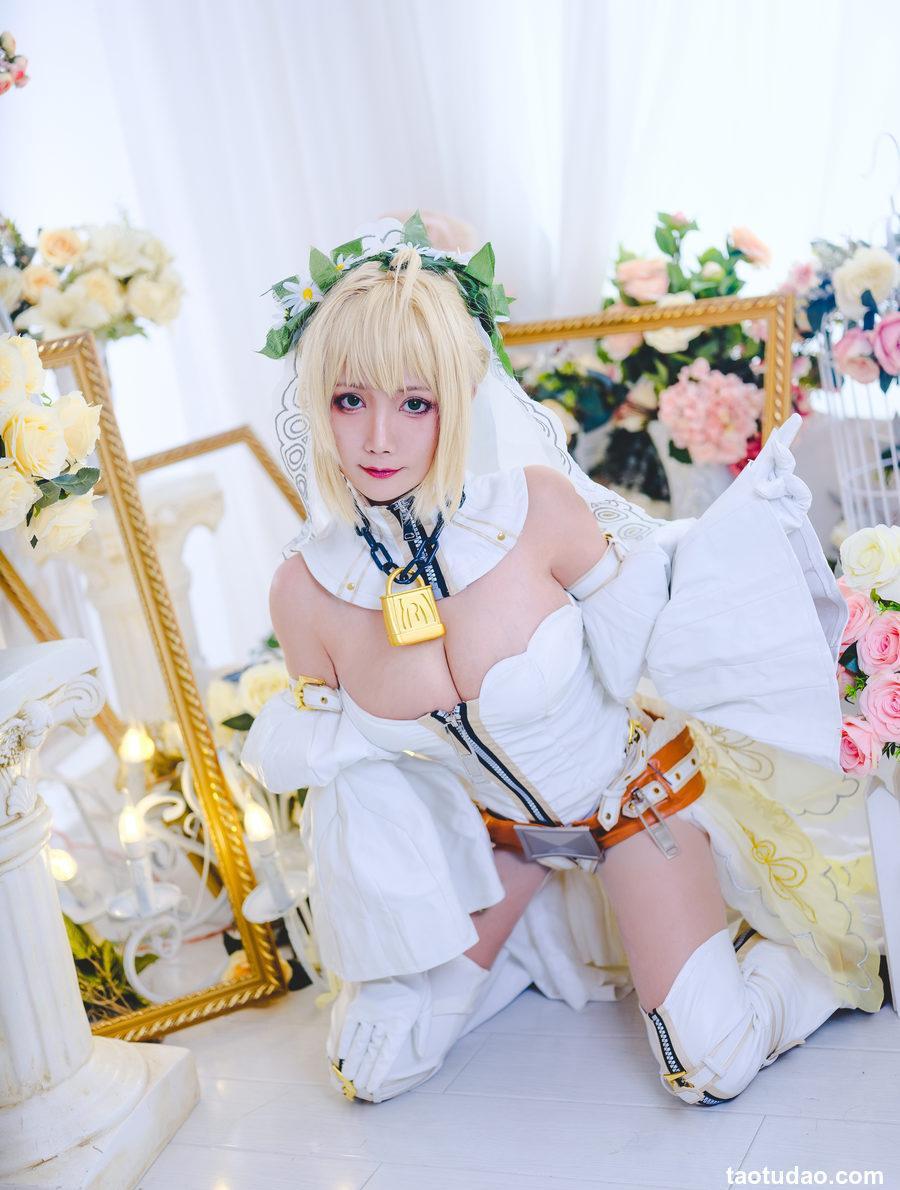 巴鲁巴鲁BaRu - 尼禄花嫁 [13P-343MB]