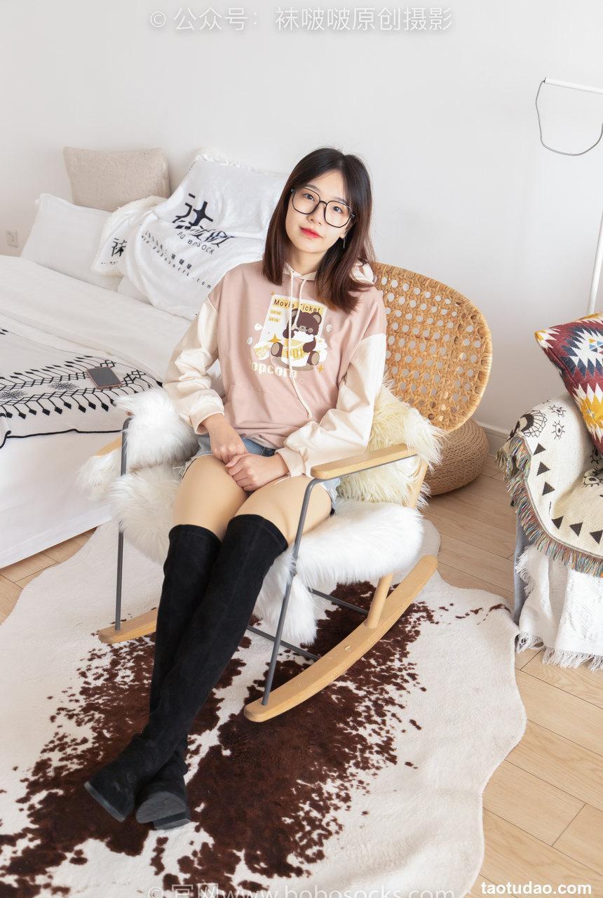 [BoBoSocks袜啵啵]NO.218 小甜豆-长靴、厚肉丝[140P+1V／4.97GB]