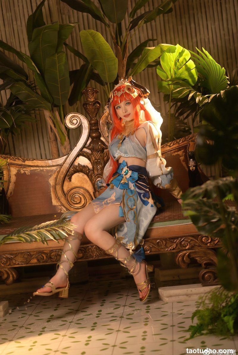 白莉爱吃巧克力 - 原理猪 原神-妮露 [10P-416MB]