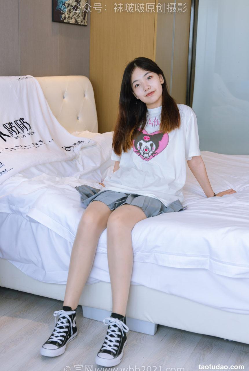 [BoBoSocks袜啵啵]NO.405 小甜豆-匡威板鞋、肉丝[140P+1V／5.50GB]