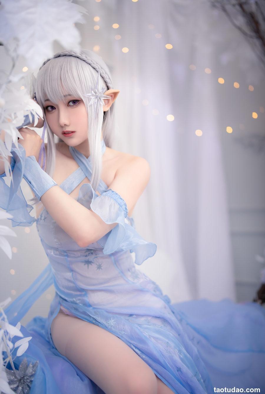 小木曾AYA - NO.002 Re0爱蜜莉雅 水晶礼服[19P-73MB]