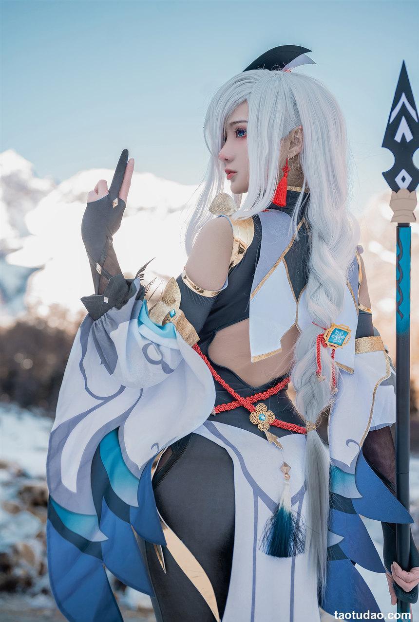 如月灰 - NO.24 申鹤 原神 [15P-55MB]