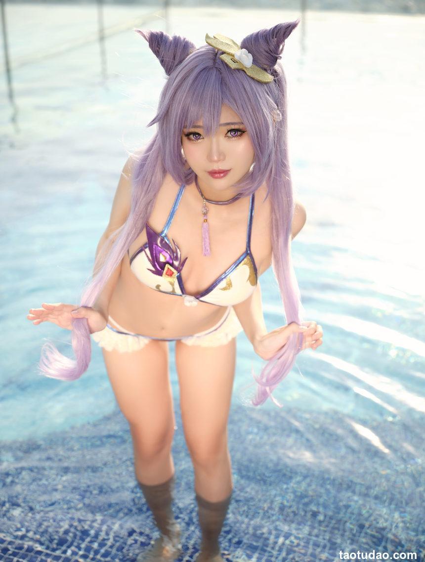 ZinieQ – NO.125 Keqing Swimsuit[15P-440M]