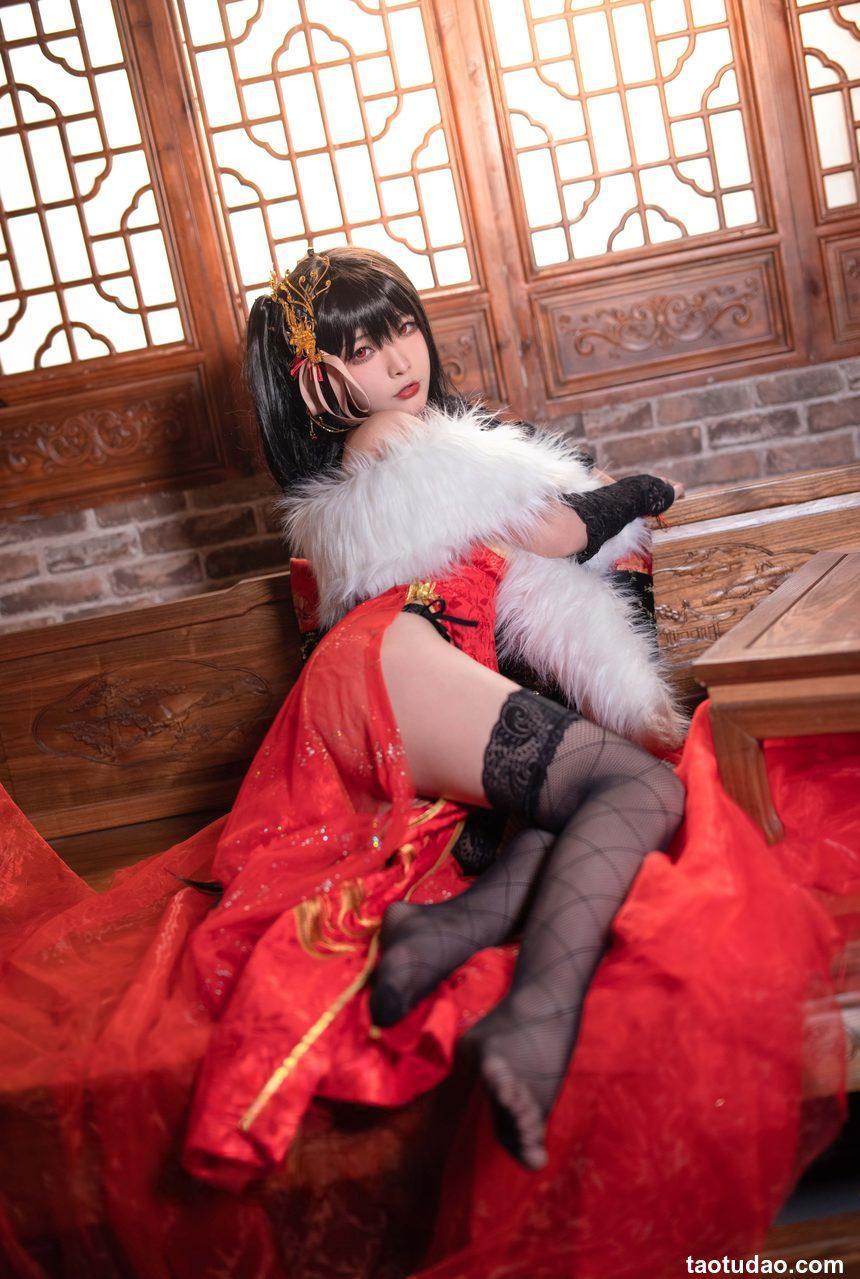 yuuhui玉汇碧蓝航线 大凤旗袍[23P-148M]