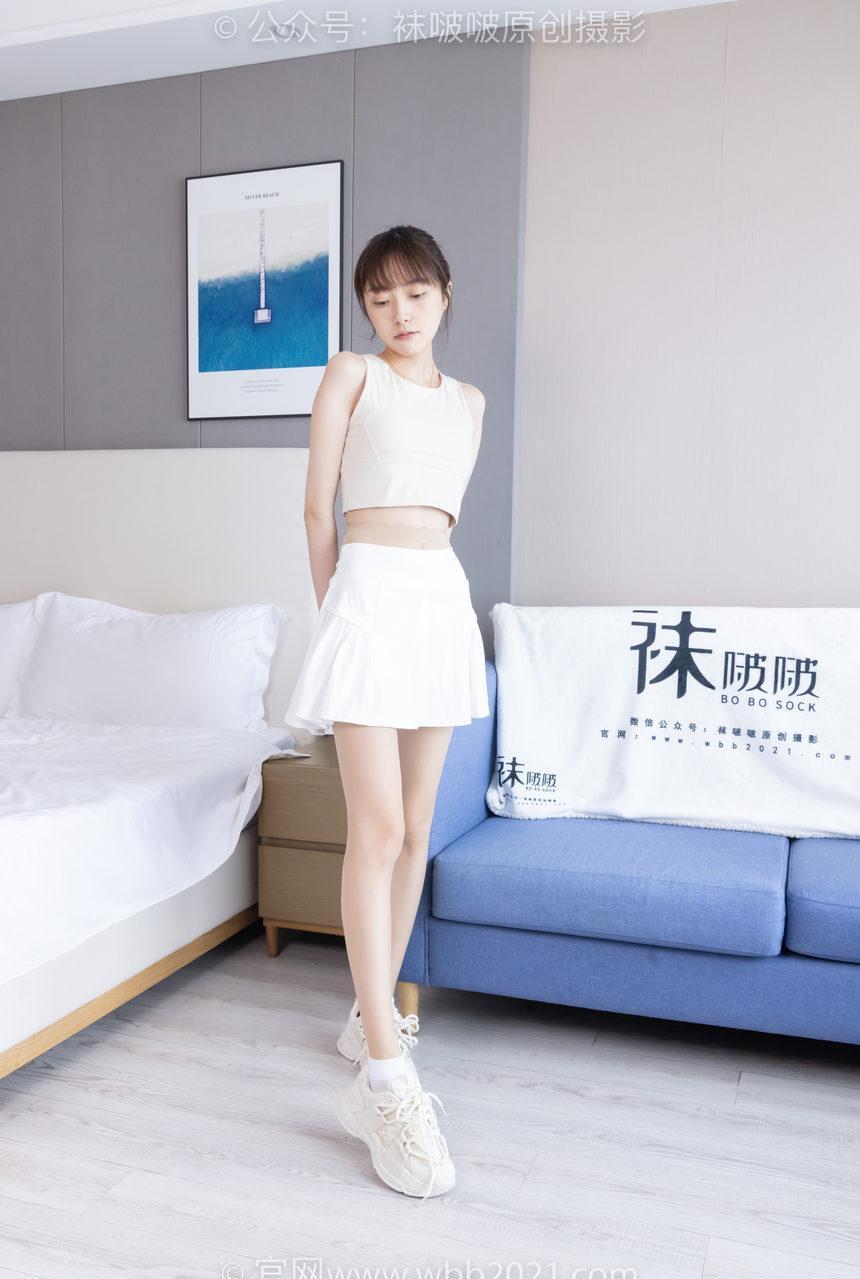 [BoBoSocks袜啵啵]NO.424 稚予-运动鞋、白棉袜、肉丝、腰丝[140P+1V／5.73GB]