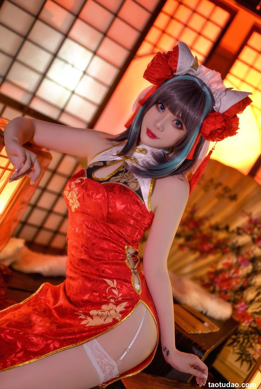 Zyra秋-碧蓝航线-柴郡新春旗袍[20P-167MB]