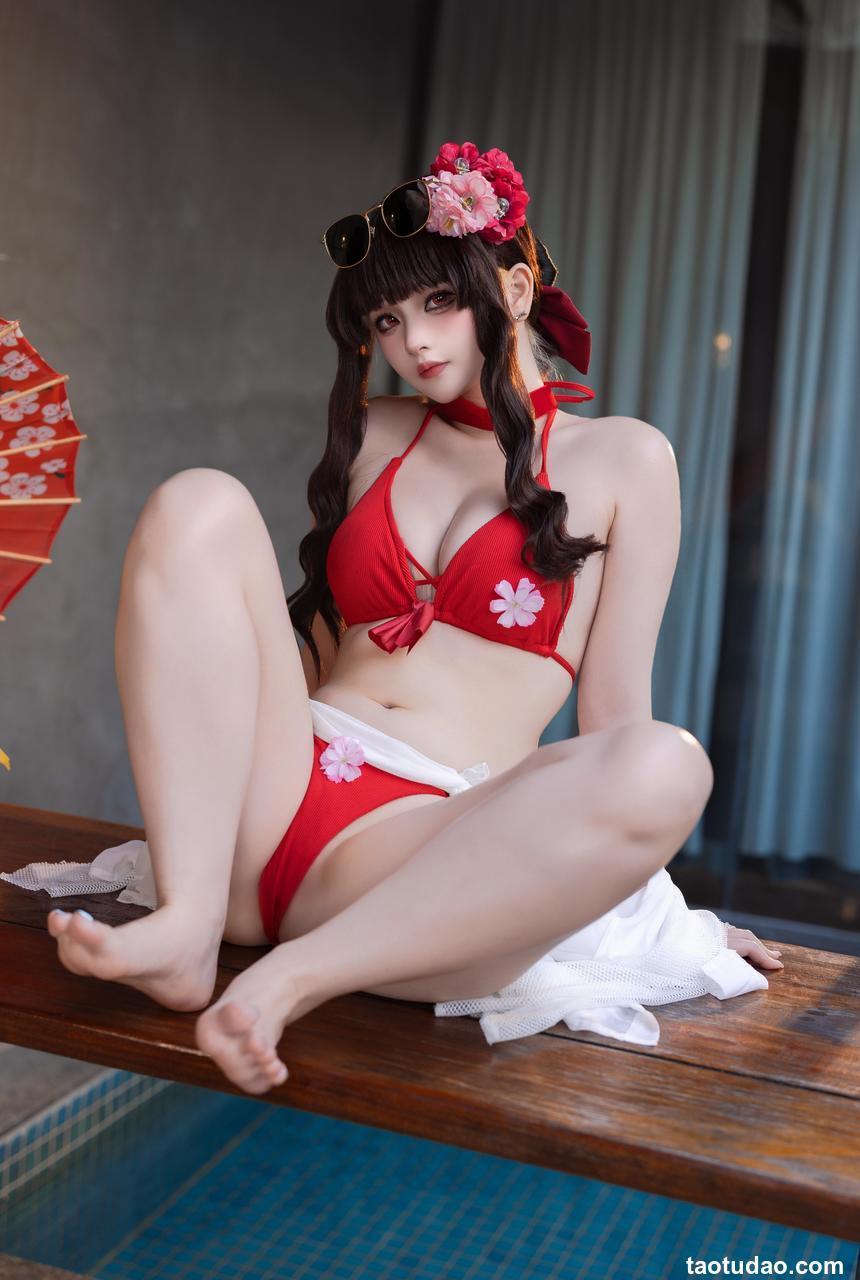 屿鱼Yukako-樱花泳装[81P-98MB]