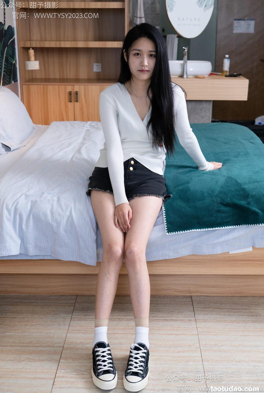 甜予摄影 NO.099 澜澜-帆布鞋、皮鞋、短肉丝、白棉袜、裸足[140P+2V／10.5GB]