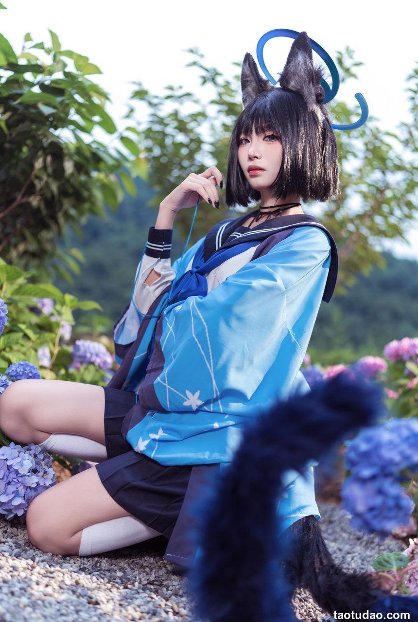 艾西Aiwest-蔚蓝档案-桐生桔梗[48P-1.07G]