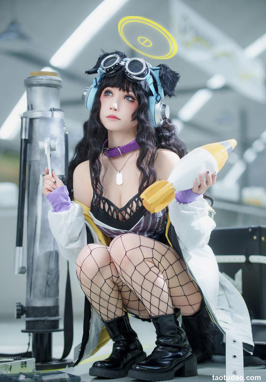 一千只猫薄禾 – NO.016 蔚蓝档案 阿洛娜[17P-178.9M]