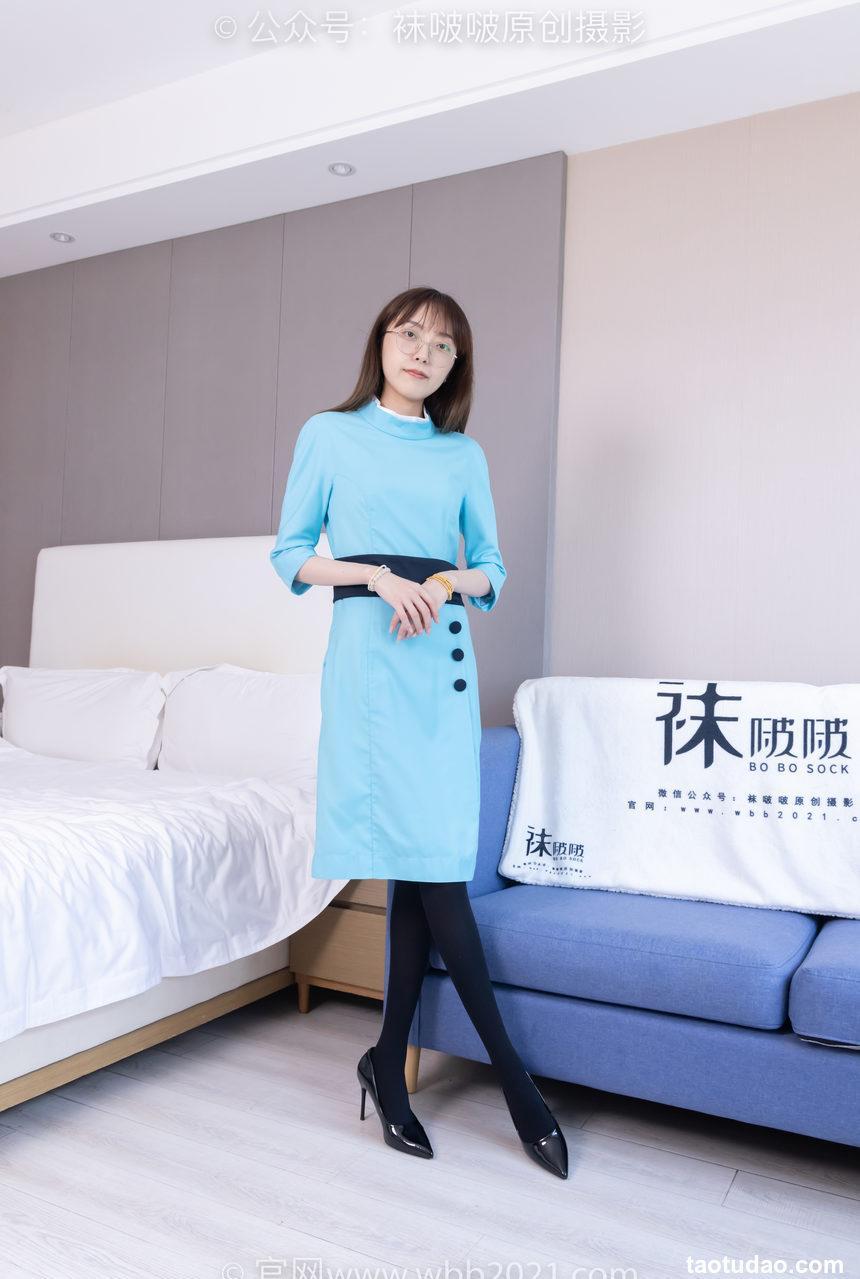 [BoBoSocks袜啵啵]NO.440 稚予-高跟鞋、厚黑丝、空姐制服[200P+1V／6.91GB]