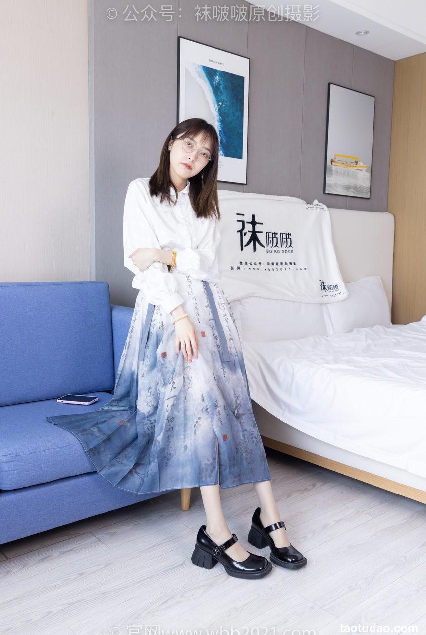 [BoBoSocks袜啵啵]NO.428 稚予-皮鞋、灰丝[150P+1V／6.05GB]